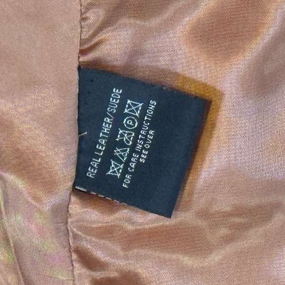 Women’s Leathercult Custom Brown Leather Double Breasted Jacket Sz M - Picture 11 of 11